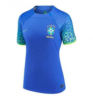 Brazil Replica Away Stadium Shirt for Women World Cup 2022 Short Sleeve